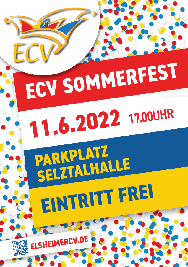 ECV Plakat Sommerfest
